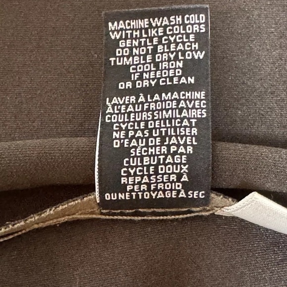 Premise Faux Leather Jacket Sz S Gray Green Open Front Minimalist Long Lines EUC - Picture 13 of 13